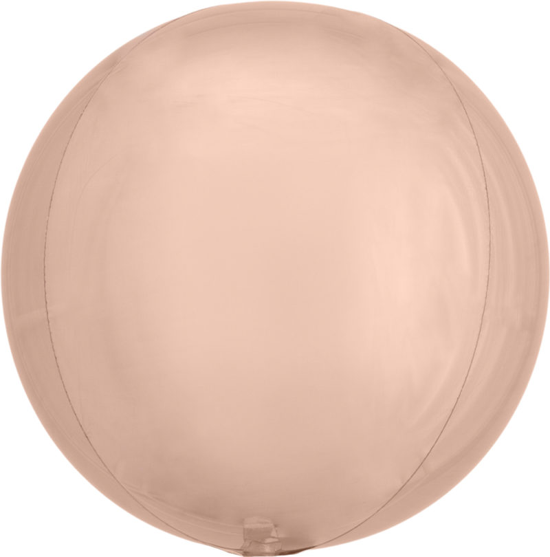 rose gold orbz xl balloon