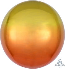 ombre yellow & orange orbz