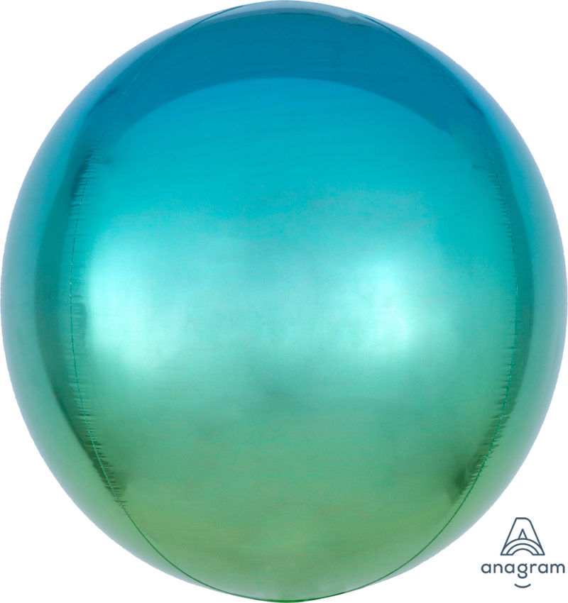 ombre blue & green orbz