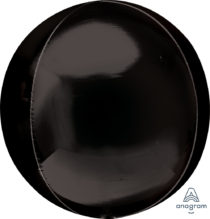 jumbo black orbz balloon