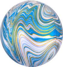 blue marblez orbz balloon