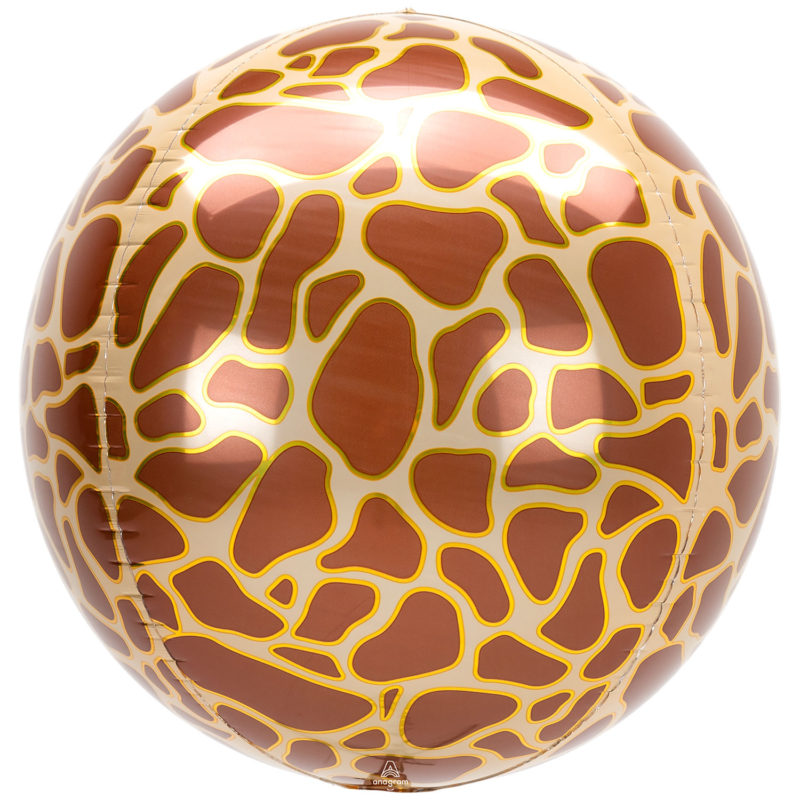 animalz giraffe print orbz 15 inch
