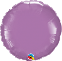 spring lilac 18" round foil balloon