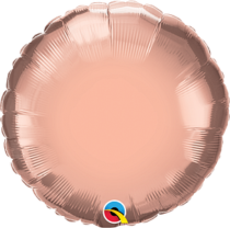 qualatex 18 inch rose gold round