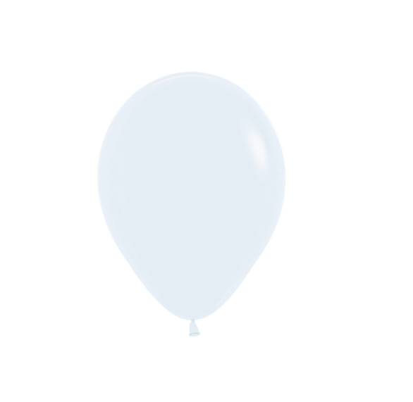fashion white 5" sempertex white latex balloon sold by hi-flyers balloon wholesale