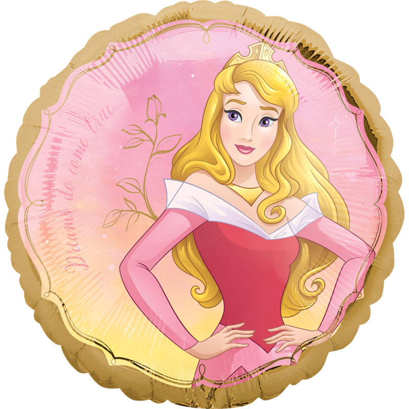 aurora once upon a time 18" foil balloon