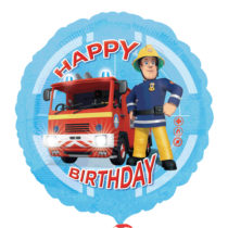 fireman sam happy birthday 18" foil balloon