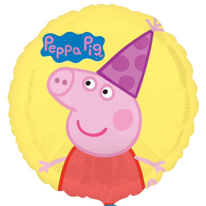 peppa pig 18" foil balloon