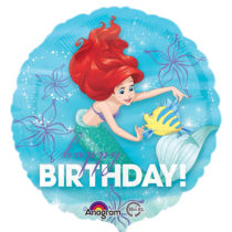 ariel birthday dream big 18" foil balloon