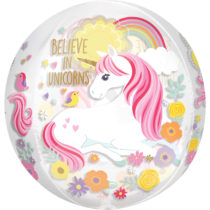 magical unicorn orbz foil balloon