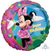 minnie happy birthday 18" foil balloon