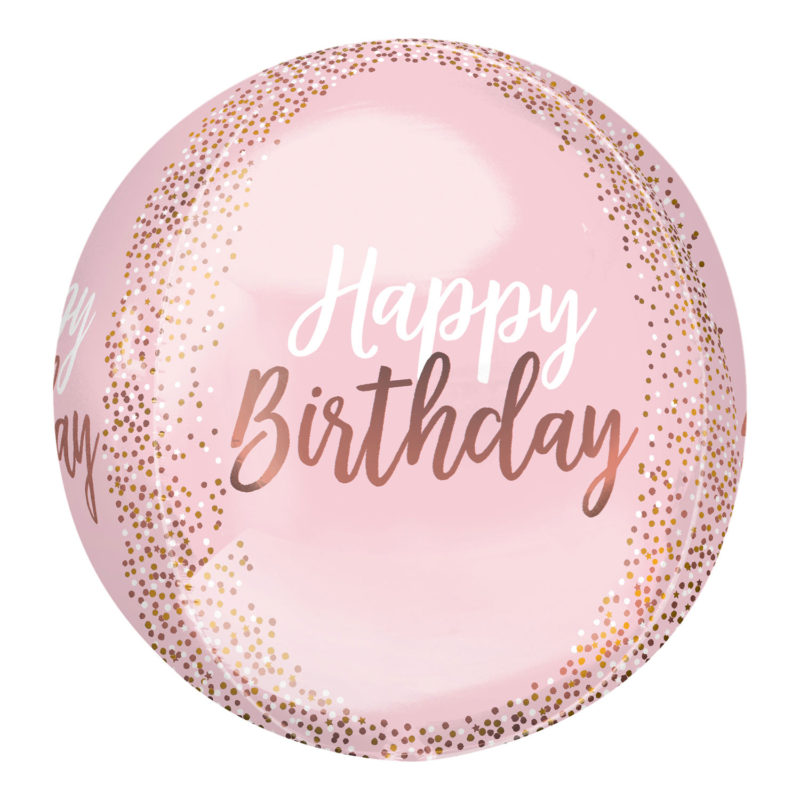 blush birthday orbz
