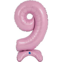 stand up number 9 in pink