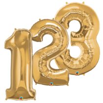 Gold - Metallic Jumbo Foil Numbers