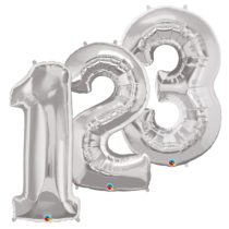 Silver - Jumbo Foil Numbers