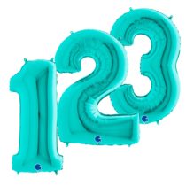 Blue - Tiffany Jumbo Foil Numbers