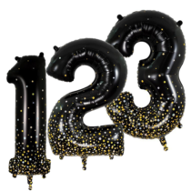 Black - Fizz Jumbo Foil Numbers