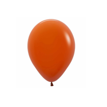 sunset orange latex 5" balloon