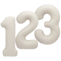 Nude - Matte Jumbo Foil Numbers